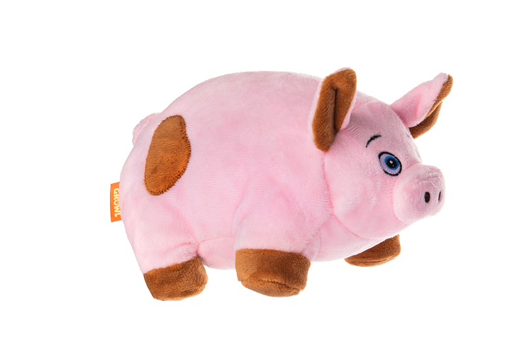 Growl Trofflers Oinkers het Varken - Pluche Hondenspeeltje - afbeelding 3