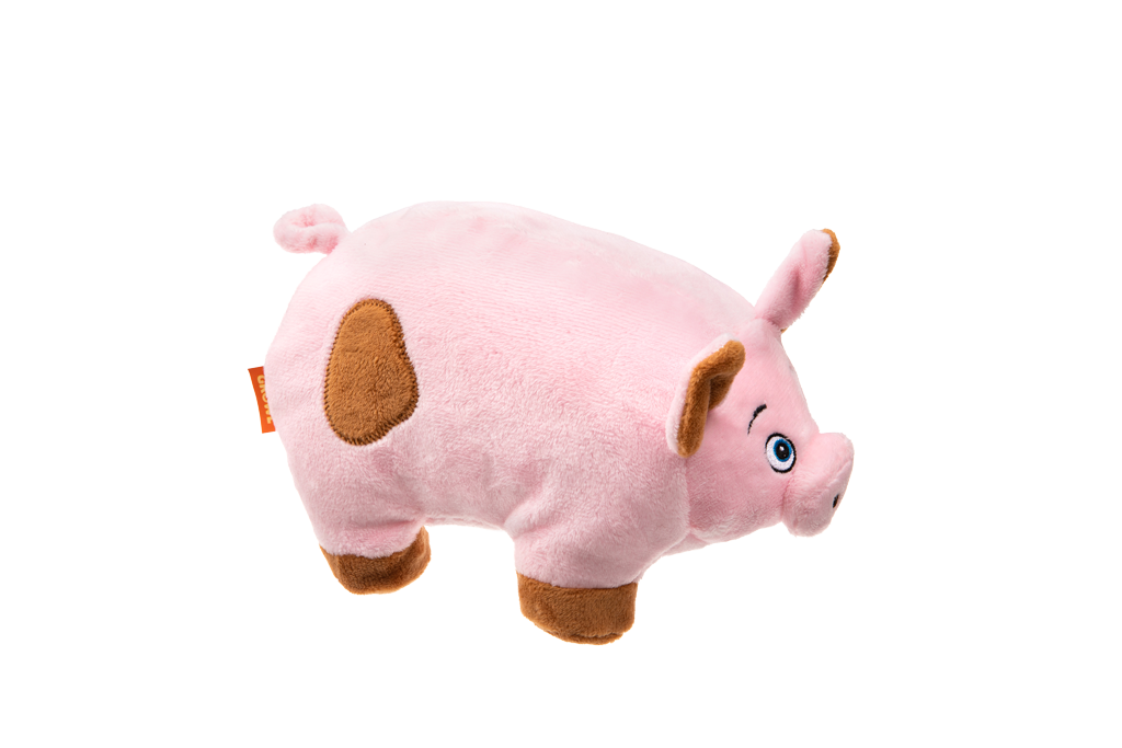 Growl Trofflers Oinkers het Varken - Pluche Hondenspeeltje - afbeelding 4