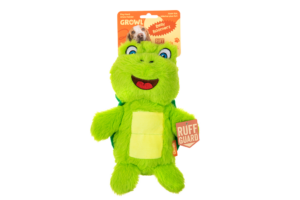 Growl Belly Boomerz Tina de Schildpad - Pluche Hondenspeeltje met Pieper