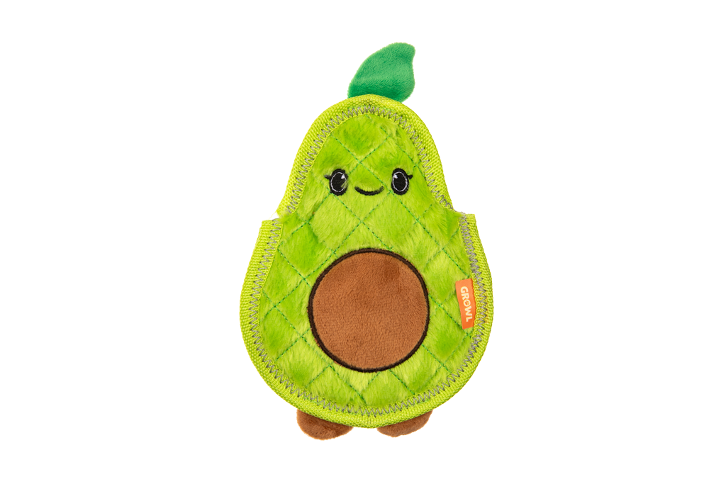 Growl Flip Floppz Ava de Avocado Speelgoed voor Honden - afbeelding 2