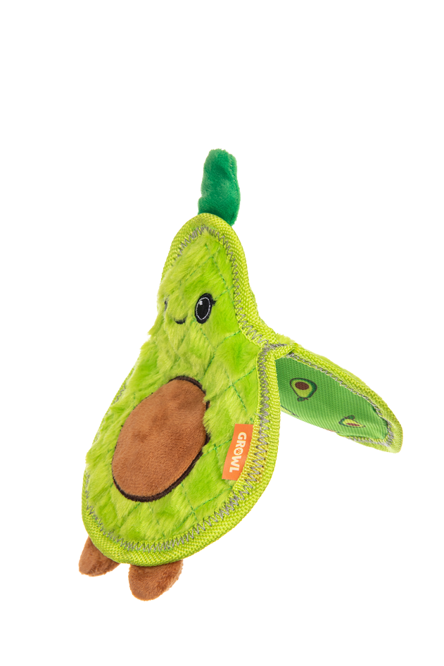 Growl Flip Floppz Ava de Avocado Speelgoed voor Honden - afbeelding 3