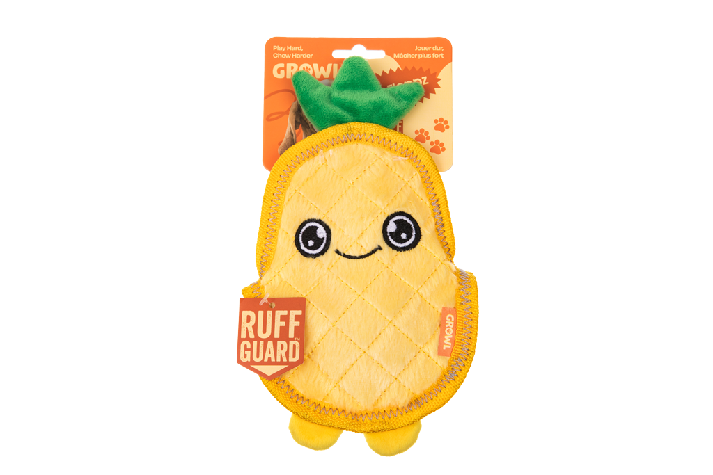Growl Flip Floppz Penny de Ananas Speelgoed voor Honden - afbeelding 1