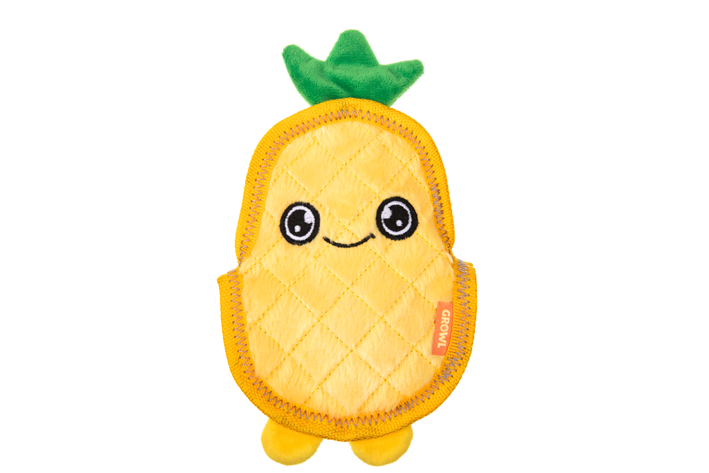 Growl Flip Floppz Penny de Ananas Speelgoed voor Honden - afbeelding 2