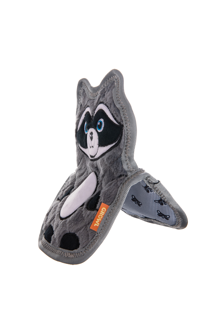 Growl Flip Floppz Randy de Wasbeer - Speelgoed voor Honden - afbeelding 3