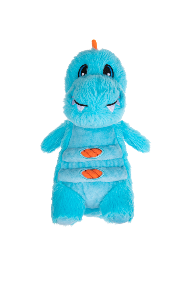 Growl Stomperz Terry de blauwe Tyranosaurus-Rex pluche speelgoed - afbeelding 2