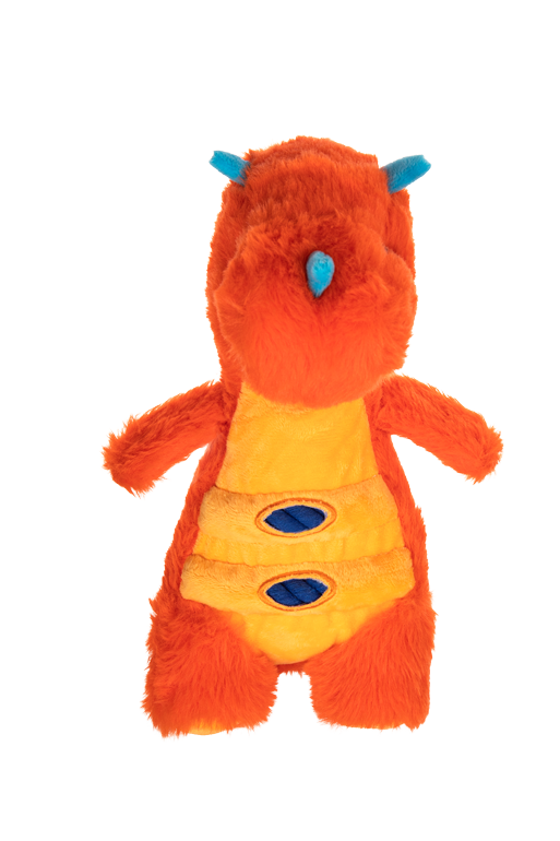 Growl Stomperz Tina de Oranje Triceratops - Dinosaurus Pluche Speeltje - afbeelding 2