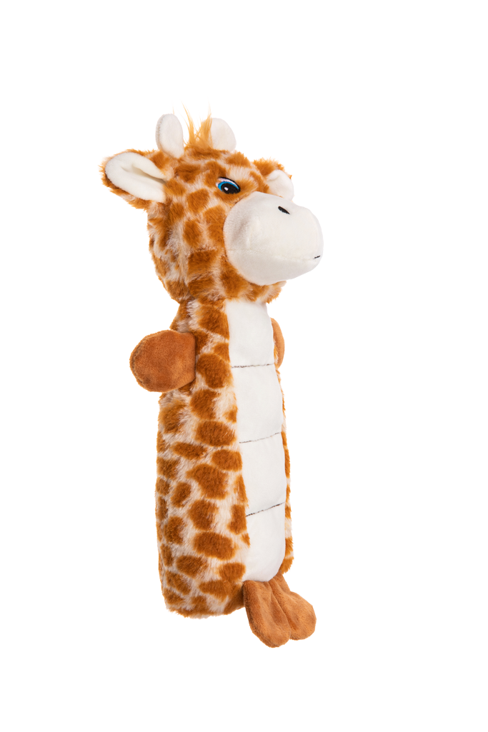 Growl Belly Busters Ginny de Giraffe - Pluche Hondenspeeltje - afbeelding 3