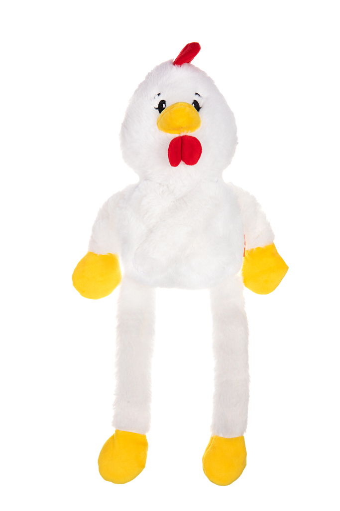 Growl Pulldozers Chuck de Kip - Interactief Pluche Hondenspeeltje - afbeelding 2