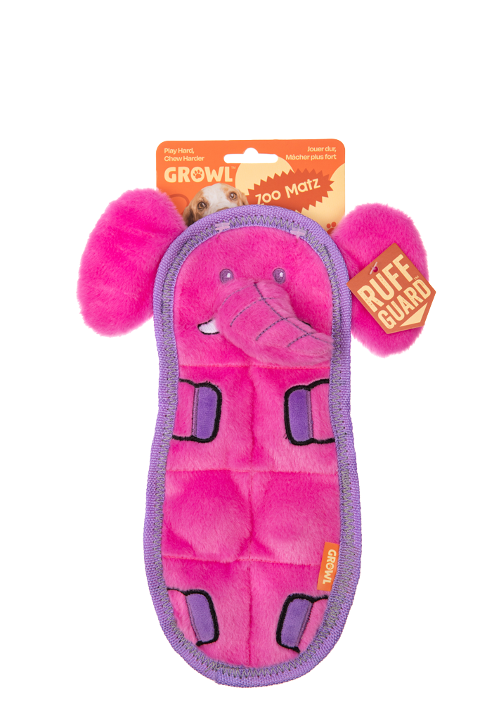 Growl Zoo Matz Ella de Olifant - Pluche Speeltje met Piepers - afbeelding 1