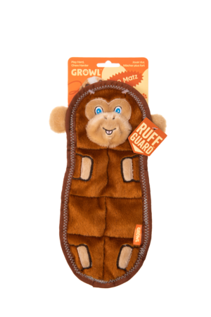 Growl Zoo Matz Mildred de Aap - Interactief Pluche Speeltje voor Honden