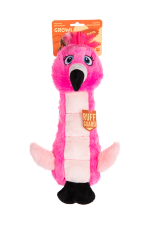 Growl Belly Burdz Fione de Flamingo hondenspeeltje