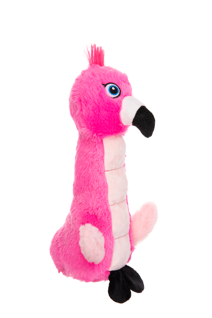Growl Belly Burdz Fione de Flamingo hondenspeeltje - afbeelding 3