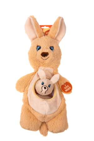 Growl Sidekicks Kanga Joey - Zacht en Stevig Hondenspeeltje