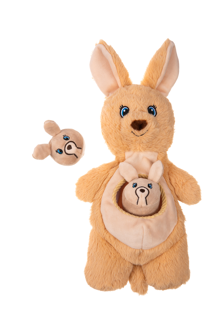 Growl Sidekicks Kanga Joey - Zacht en Stevig Hondenspeeltje - afbeelding 2