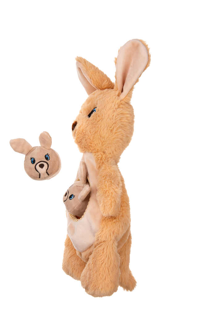 Growl Sidekicks Kanga Joey - Zacht en Stevig Hondenspeeltje - afbeelding 3