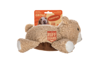 Growl Fuzzaroos Benny de Beer - Pluche Hondenspeeltje met Pieper
