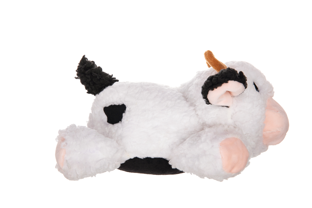 Growl Fuzzaroos Coco de Koe - Zacht Pluche Hondenspeeltje met Pieper - afbeelding 2