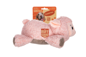 Growl Fuzzaroos Lolly het Lammetje - Zacht en Stevig Hondenspeeltje