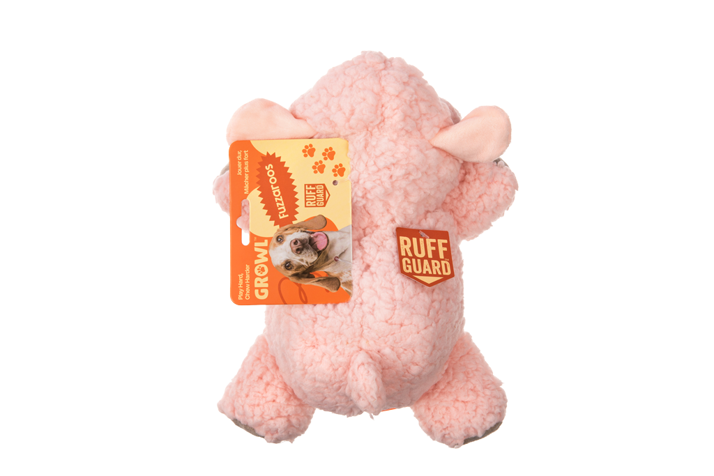 Growl Fuzzaroos Lolly het Lammetje - Zacht en Stevig Hondenspeeltje - afbeelding 4
