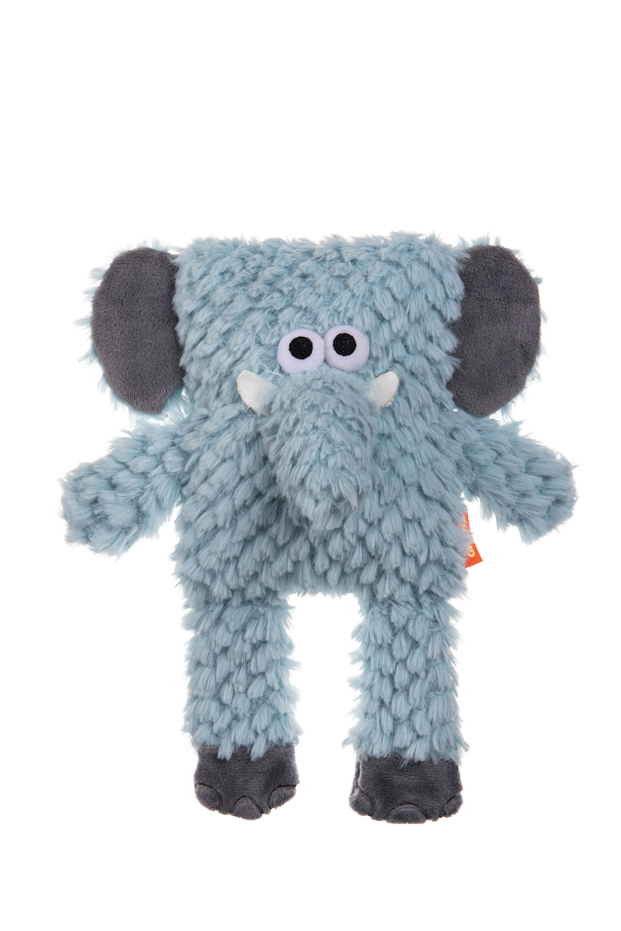Growl Block Heads Trunky de Olifant - Pluche Hondenspeeltje - afbeelding 2