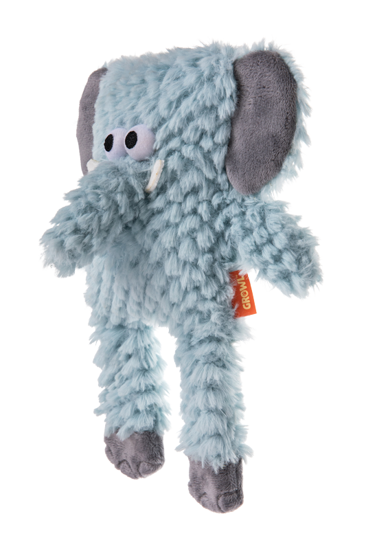 Growl Block Heads Trunky de Olifant - Pluche Hondenspeeltje - afbeelding 3