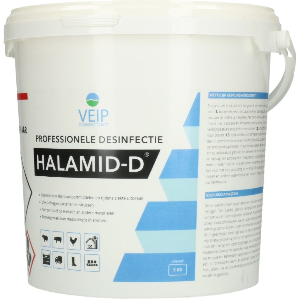 Halamid-D 5 kg - Desinfectiemiddel voor Dierverblijven - afbeelding 2