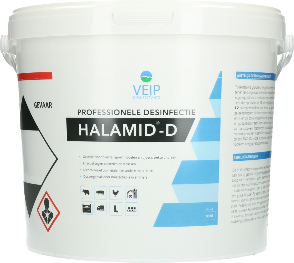 Halamid-D 10 kg - Desinfectiemiddel voor Dierverblijven - afbeelding 2