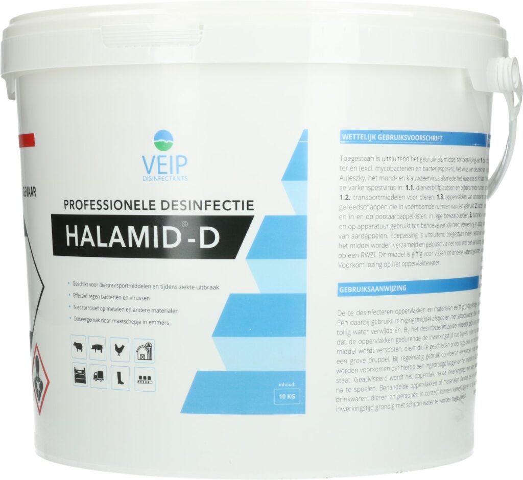 Halamid-D 10 kg - Desinfectiemiddel voor Dierverblijven - afbeelding 1