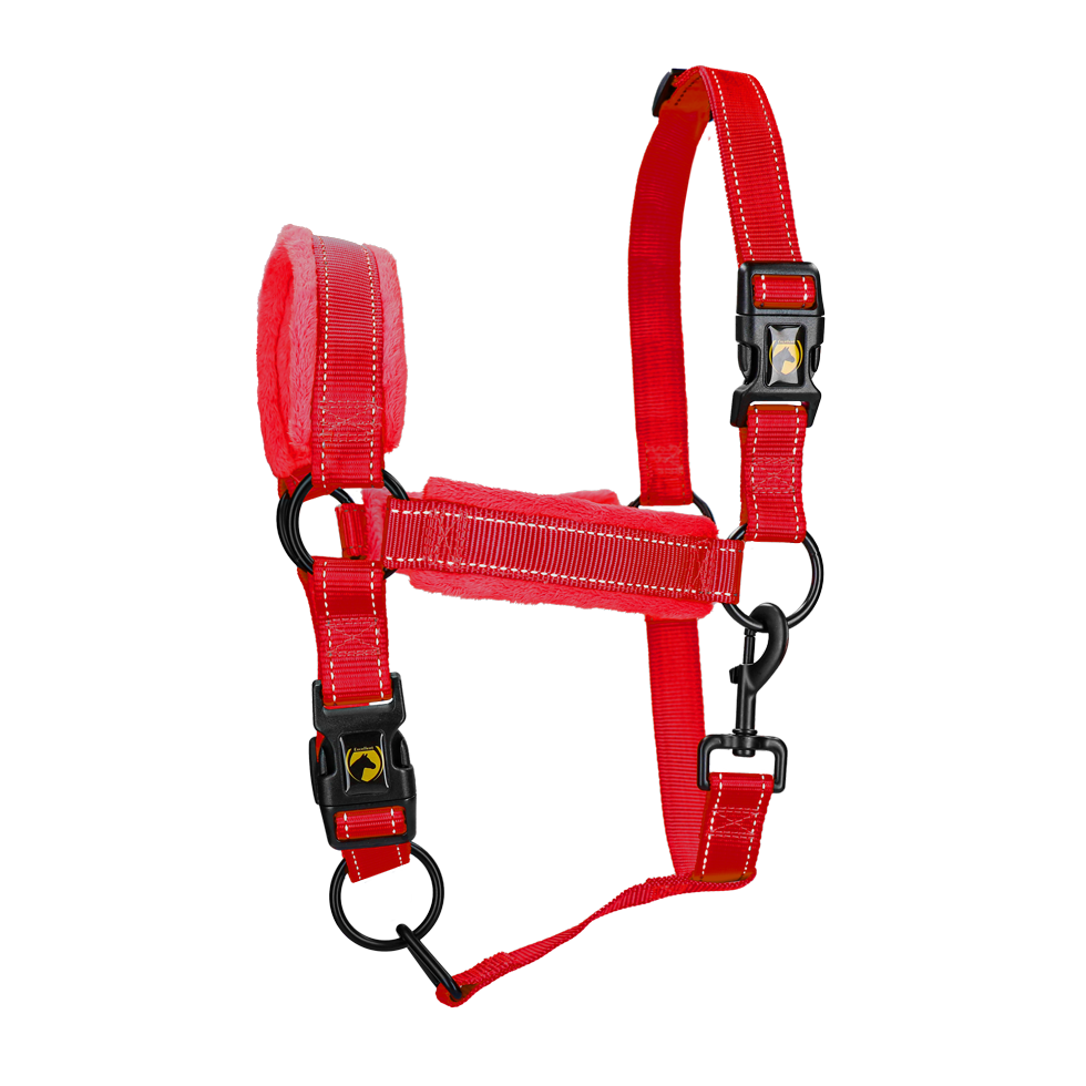 Excellent Superior Halster Rood XS - Comfortabel en veilig voor jonge paarden - afbeelding 1