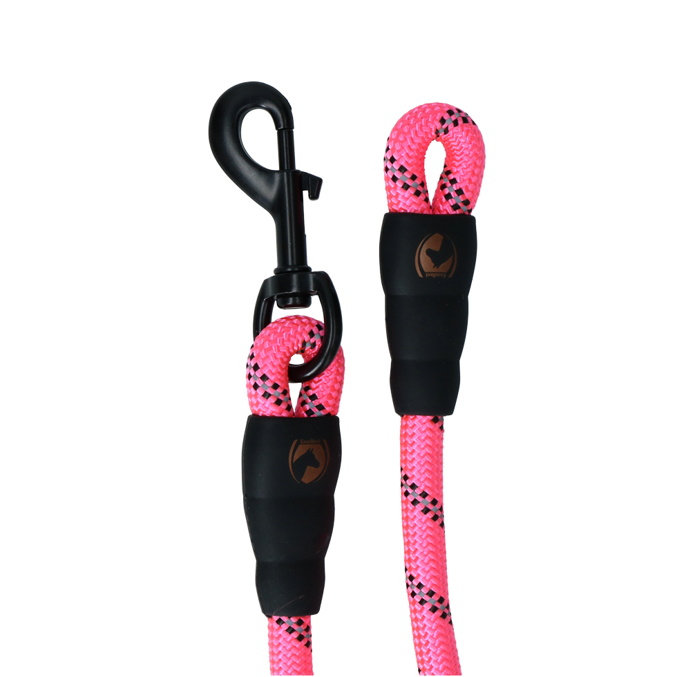 Halstertouw Exclusive Reflective Roze 2m - Excellent - afbeelding 2