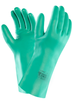 Handschoen Sol-Vex Maat 10 XL - Nitril, Chemisch Bestendig