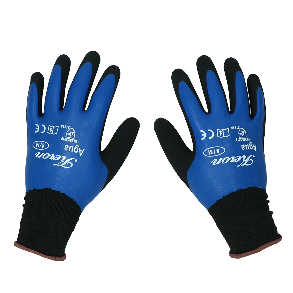 Keron Fine-knit Agua S (7) - Fijn gebreide nylon handschoenen
