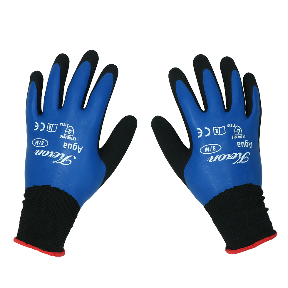 Keron Fine-knit Agua M (8) - Fijn gebreide nylon handschoenen