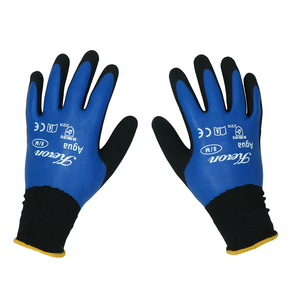 Keron Fine-knit Agua L (9) - Fijn gebreide nylon handschoenen