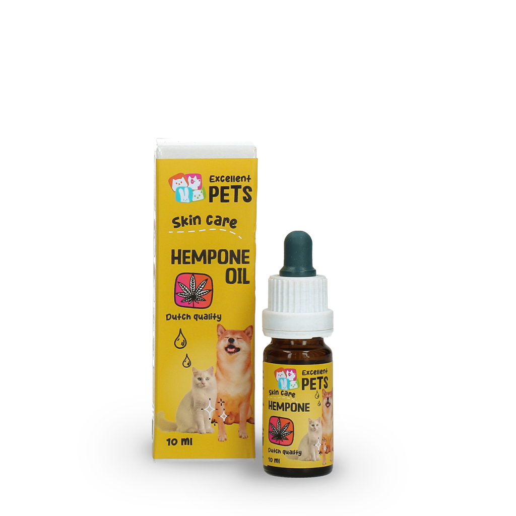 Excellent Pets HempOne Oil 10 ml - Huidverzorging voor Honden en Katten - afbeelding 1