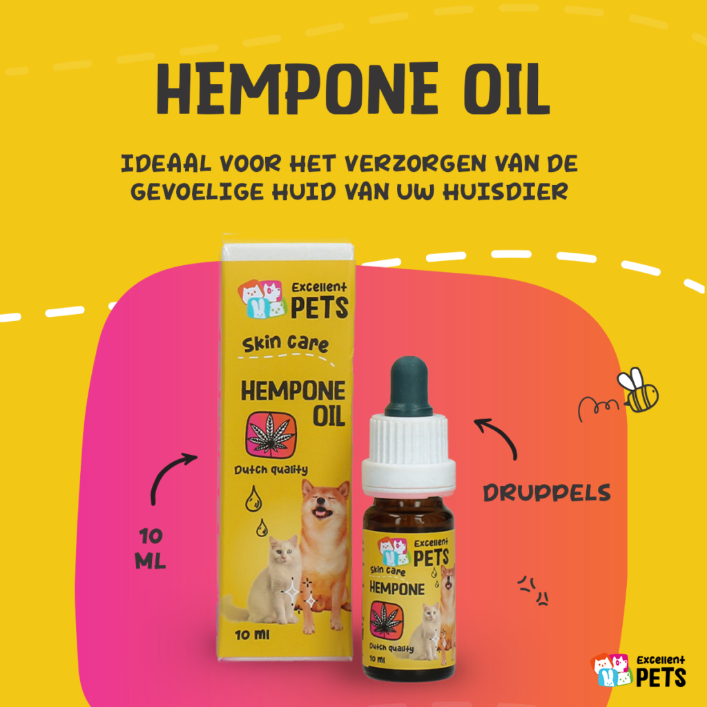 Excellent Pets HempOne Oil 10 ml - Huidverzorging voor Honden en Katten - afbeelding 2