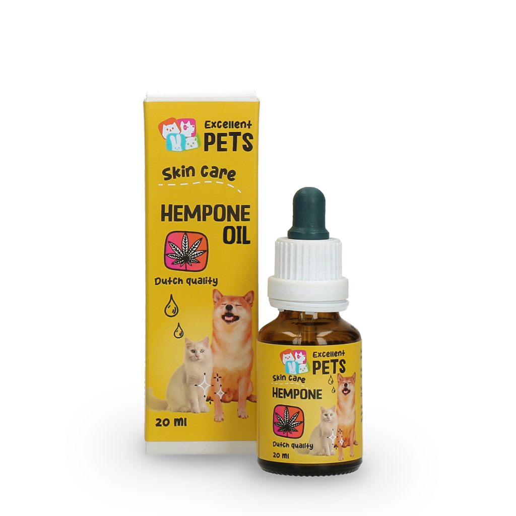 Excellent Pets HempOne Oil 20 ml - Huidverzorging voor Honden en Katten - afbeelding 1