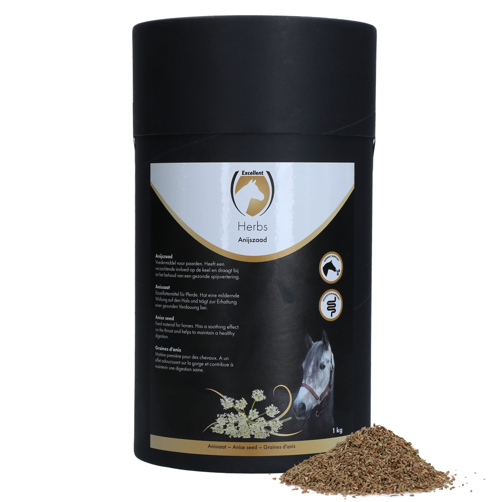 Excellent Horse Herbs Anijszaad 1 kg - Ondersteuning voor Spijsvertering - afbeelding 1