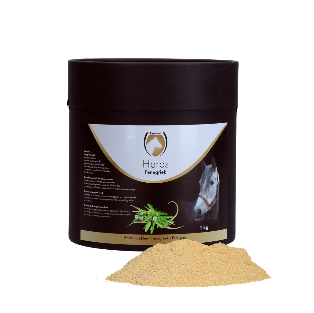 Excellent Horse Herbs Fenegriek 1 kg - Supplement voor Paarden