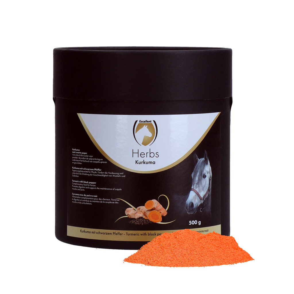 Excellent Horse Herbs Kurkuma 500 g - Supplement voor Paarden - afbeelding 1