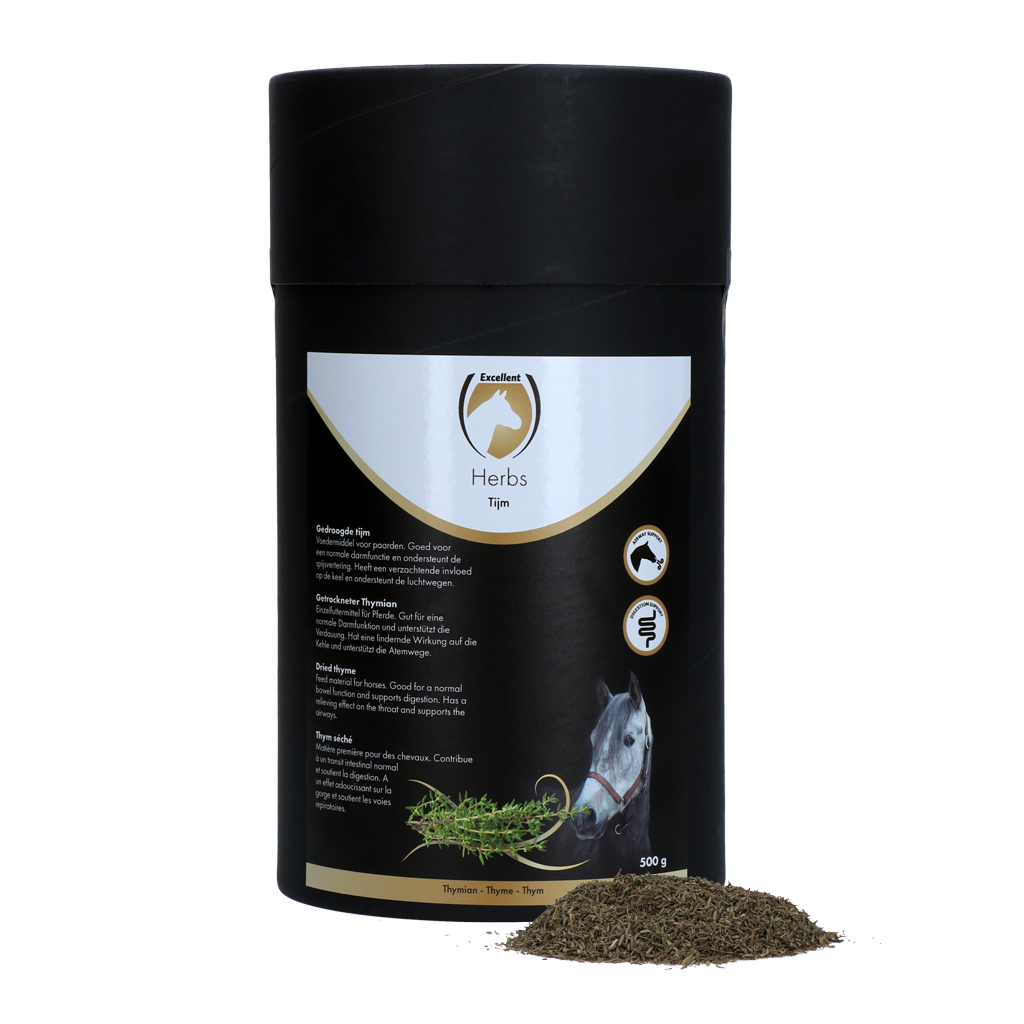 Excellent Horse Herbs Tijm 500 g - Ondersteuning voor Luchtwegen en Spijsvertering - afbeelding 1