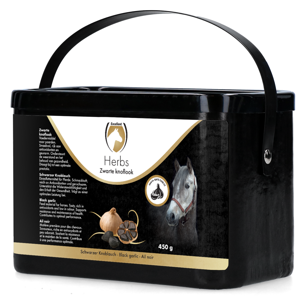 Excellent Horse Herbs Zwarte Knoflook 450 g - Supplement voor Paarden - afbeelding 1