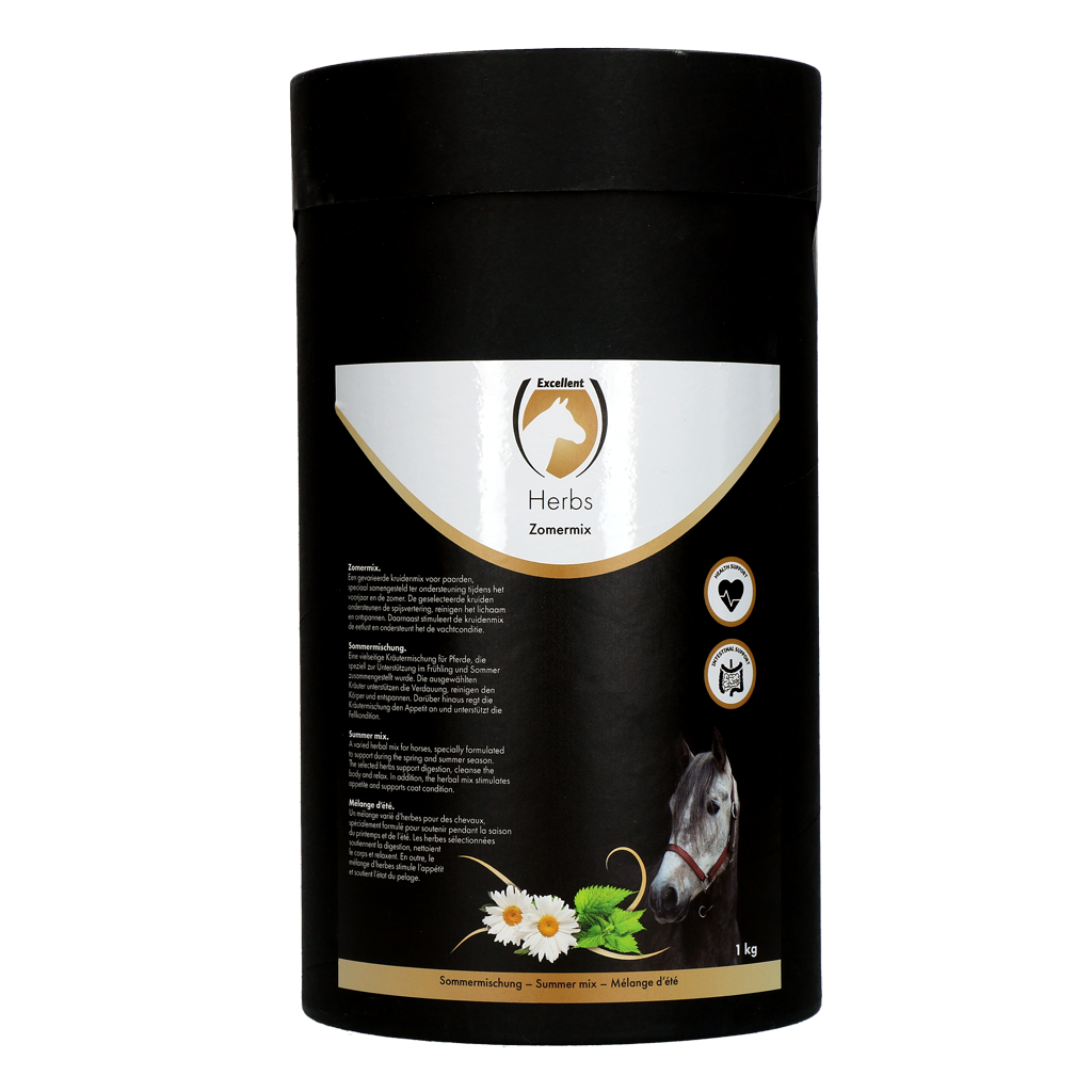 Excellent Horse Herbs Zomermix 1 kg - Aanvullend diervoeder voor paarden