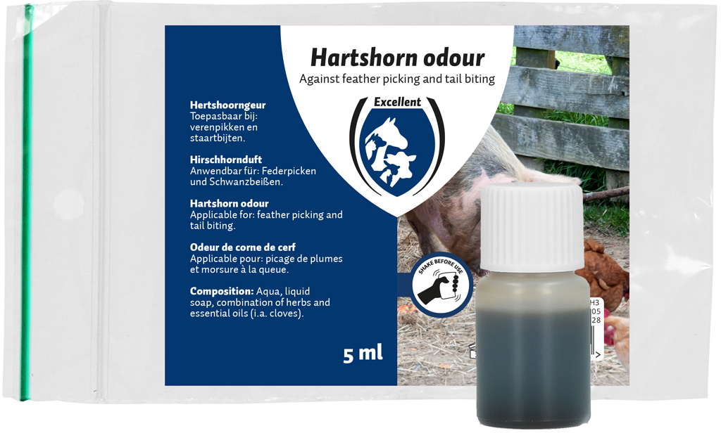 Excellent Hertshoorngeur voor Pluimvee en Varkens