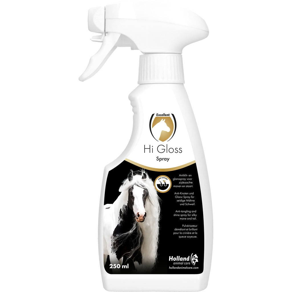 Excellent Horse Hi Gloss Spray 250 ml - Glansspray voor Staart en Manen - afbeelding 1