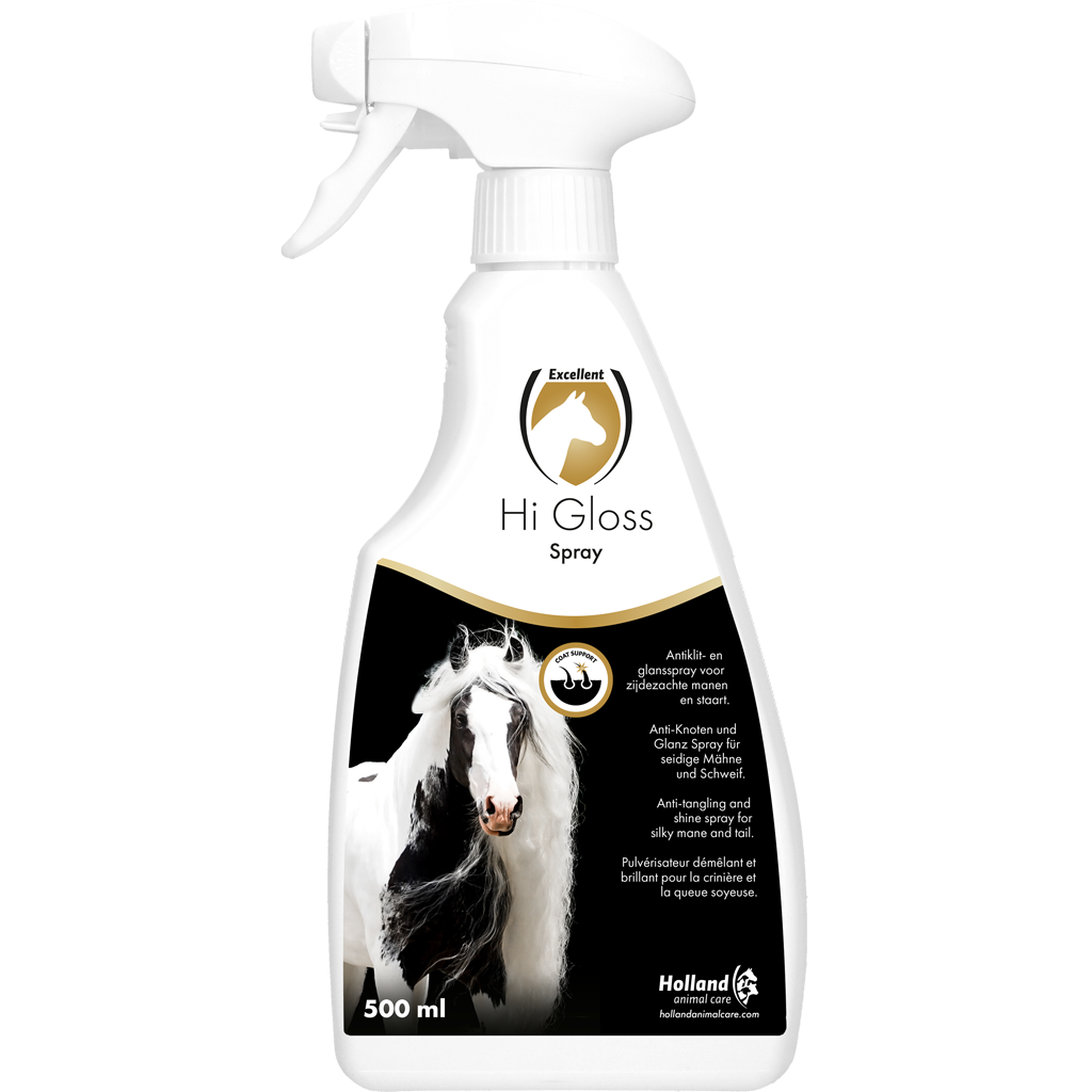 Excellent Horse Hi Gloss Spray 500 ml - Glansspray voor Staart en Manen - afbeelding 1