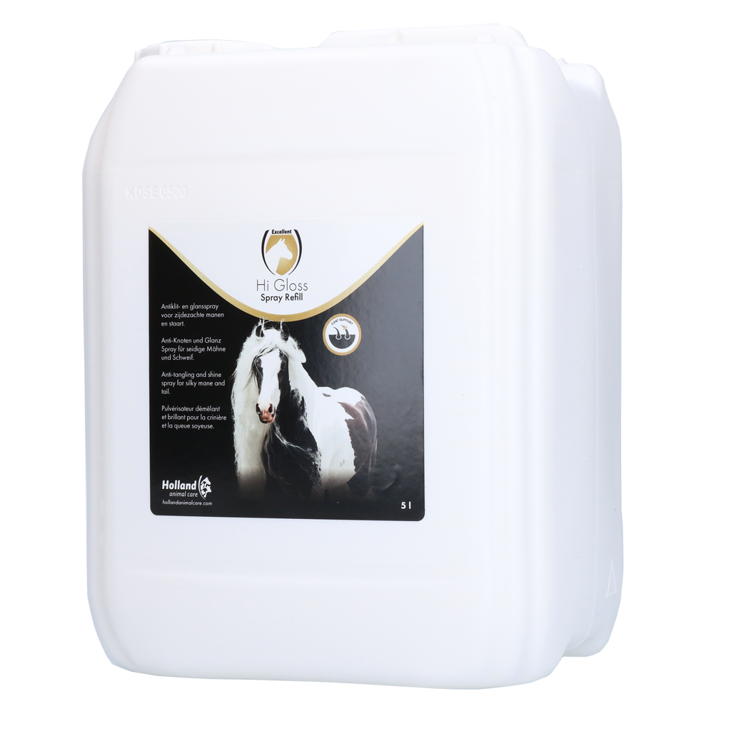 Excellent Horse Hi Gloss Spray Refill 5 l - Glansspray voor Staart en Manen - afbeelding 1