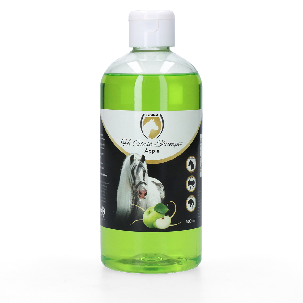Excellent Horse Hi Gloss Shampoo Apple 500 ml - Verzorgende Vachtverzorging