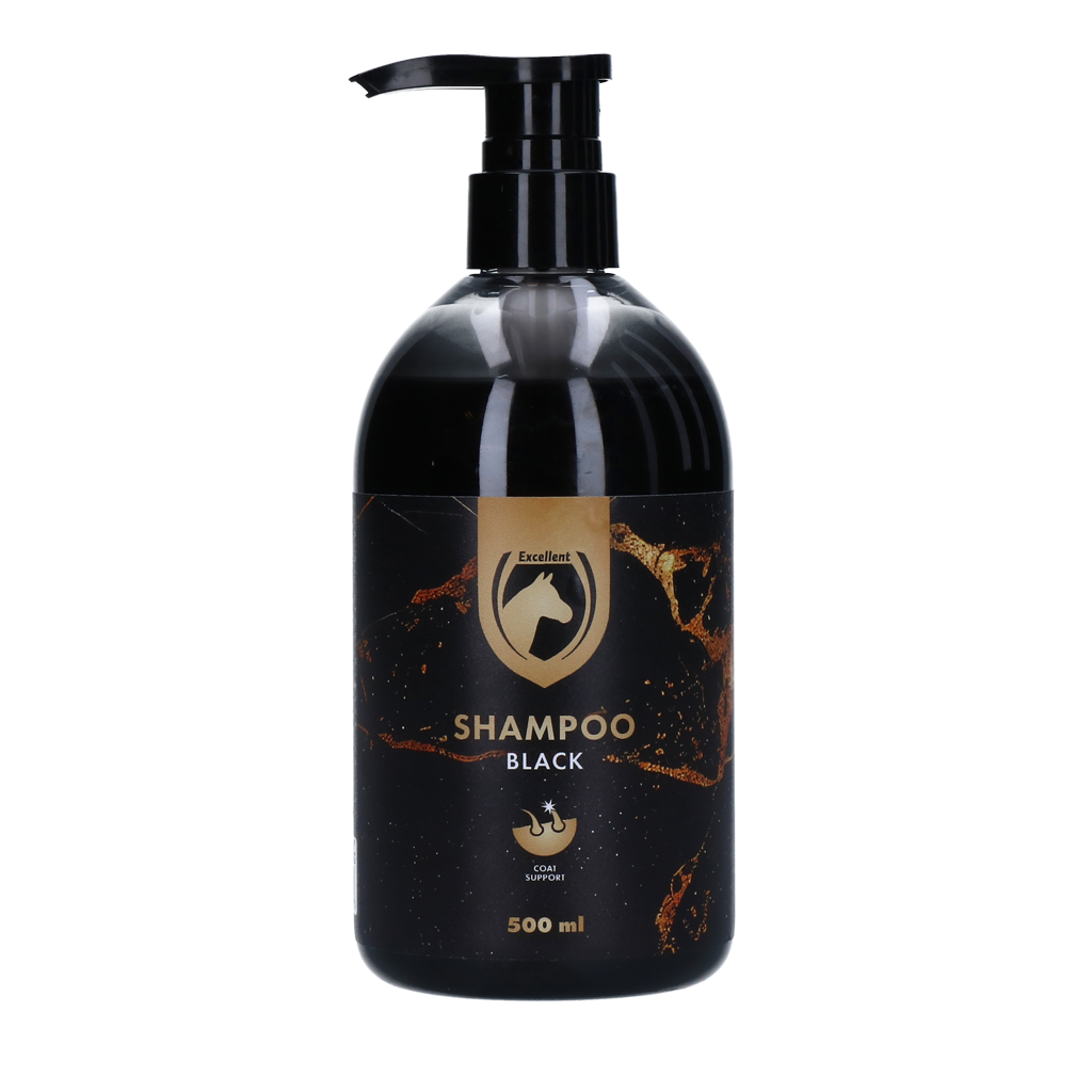Excellent Horse Hi Gloss Shampoo Zwart 500 ml