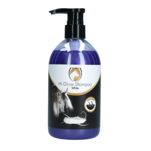 Excellent Horse Hi Gloss Shampoo White 500 ml - Kleurshampoo voor een Glanzende Vacht